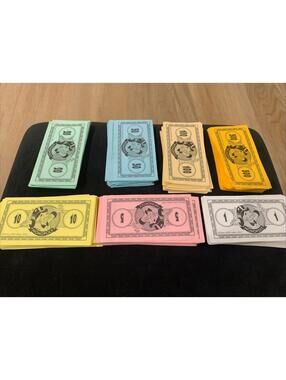 Monopoly Disney Edition Replacement Money Vintage 2001 Educational Math